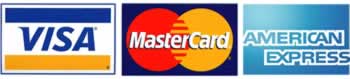 MasterCard, Visa and Amex