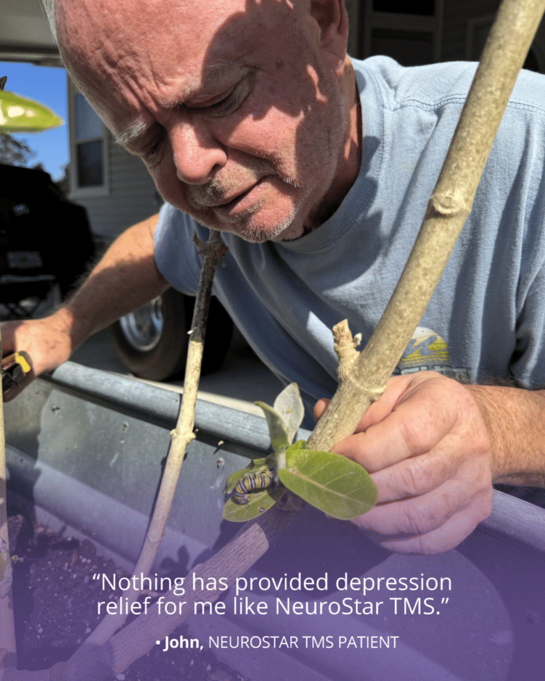 John found relief with NeuroStar TMS therapy!